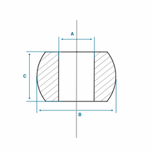 Lade das Bild in den Galerie-Viewer, Ruderbuchse nach Maß aus speziellem Gleitlagermaterial