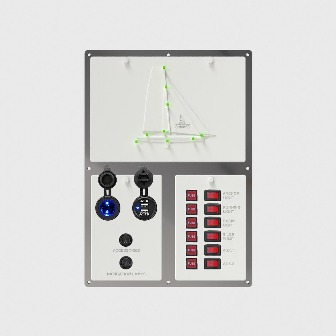 Module Casing Button Panel Custom Modular Electric Main Panel – Solvit3D